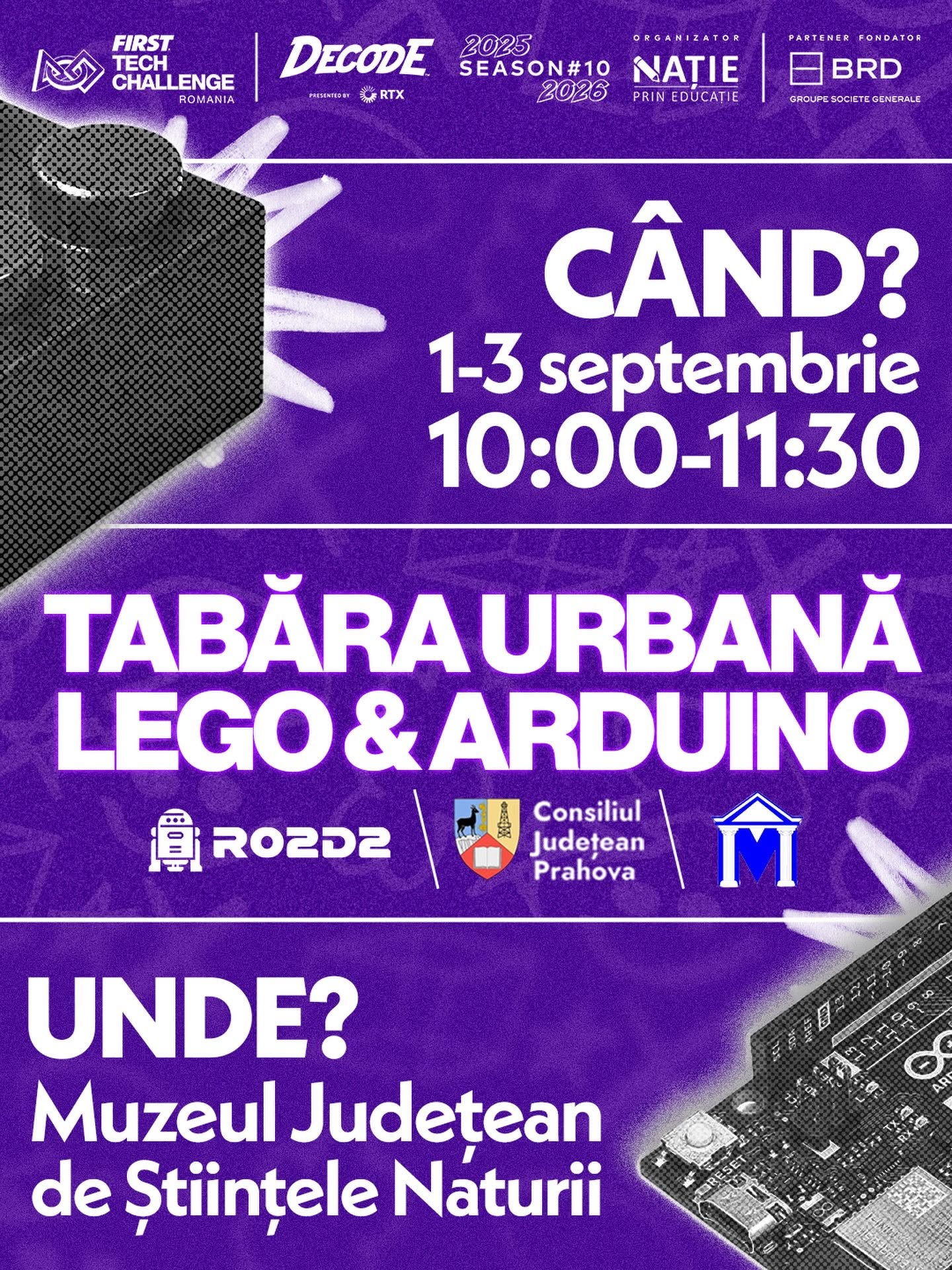 Tabăra Urbană de LEGO și Arduino