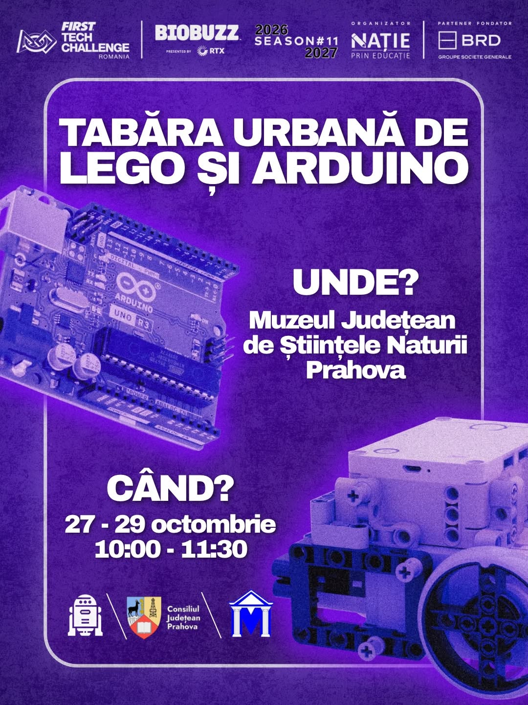 TABARA URBANA DE LEGO SI ARDUINO- 27-29 OCT