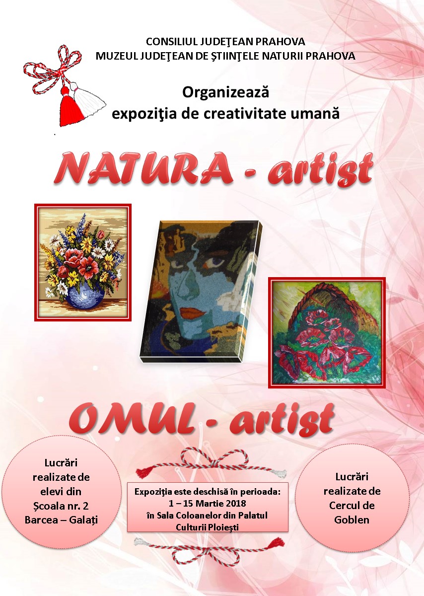 Expozitie Natura Artist – Omul Artist