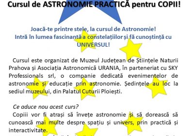 Cursul de ASTRONOMIE PRACTICĂ pentru COPII!