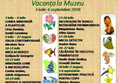 Vacanta la Muzeu 2018